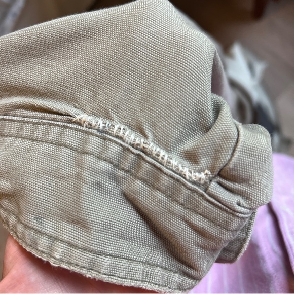 Columbia Barn Coat Chore Coat Jacket XXL Tan beige 100% Cotton Vintage oversized - Picture 12 of 12